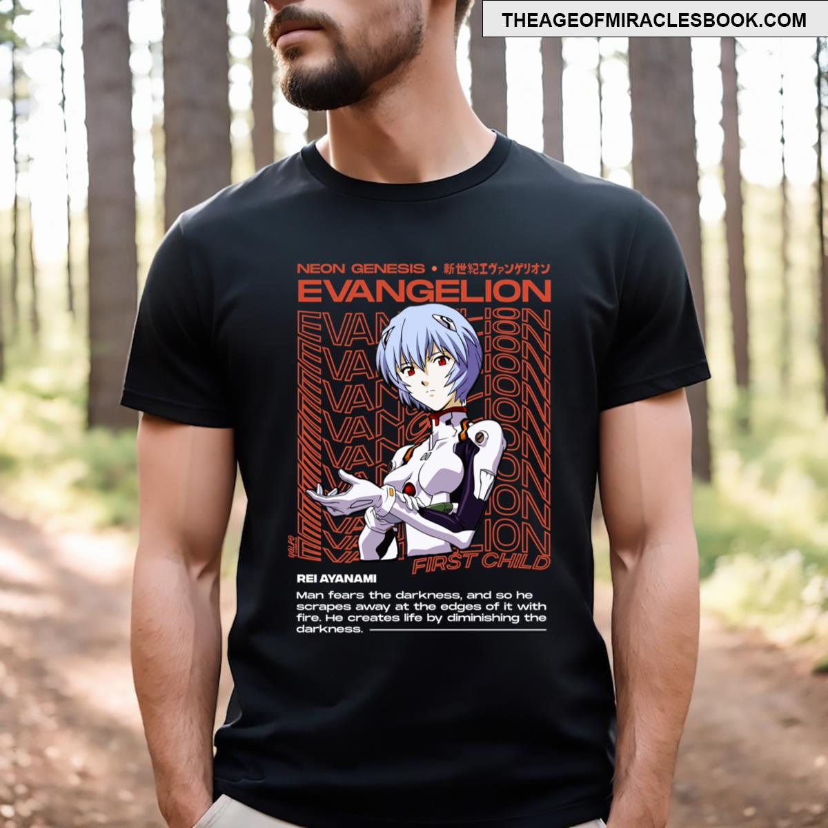 Rei Ayanami Evangelion Aesthetic T-shirt