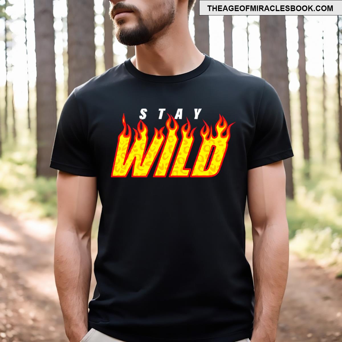 Stay Wild Merch Ben Azelart Fire T-shirt