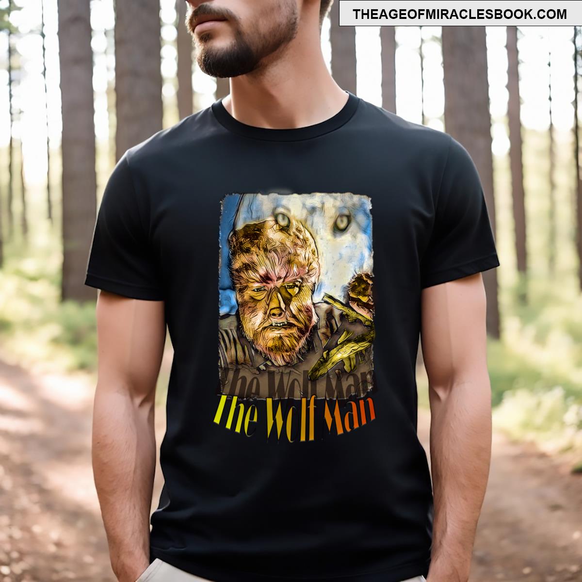 The Wolf Man Horror T-shirt