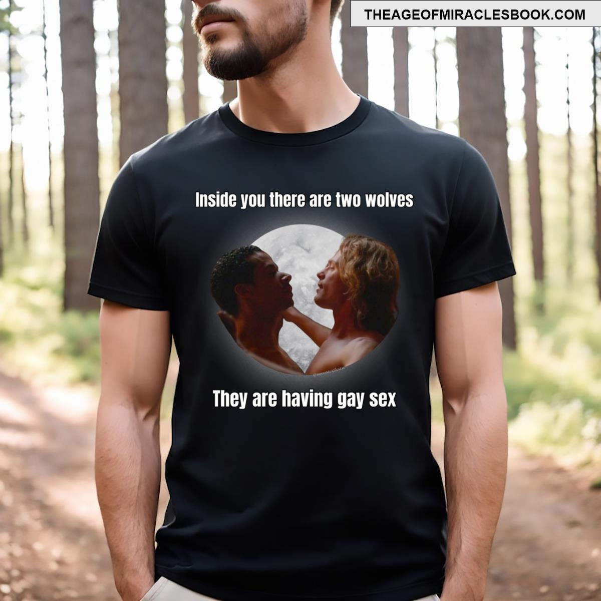 Loustat Two Wolves Meme T-shirt