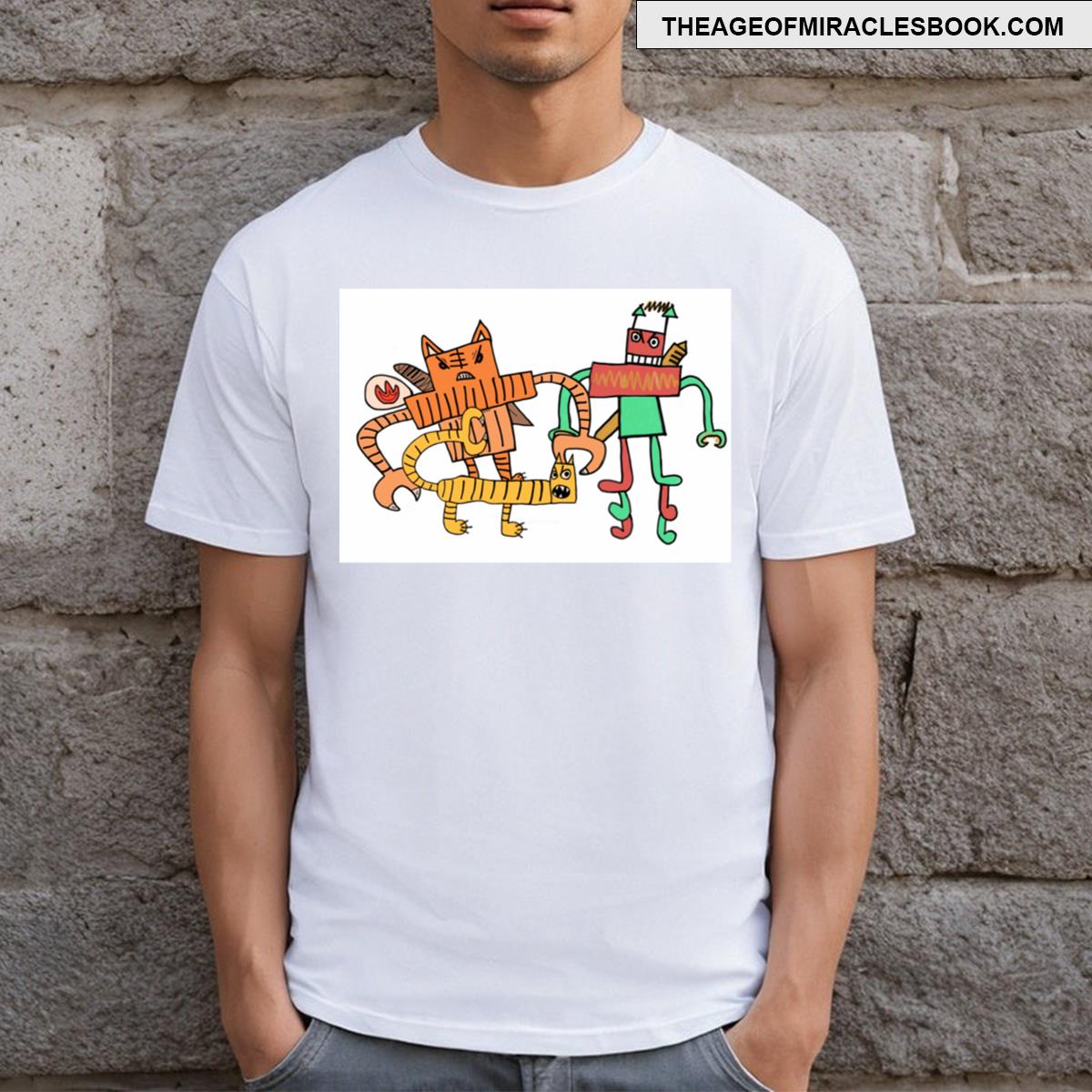 Tiger Robot Fight!! T-shirt