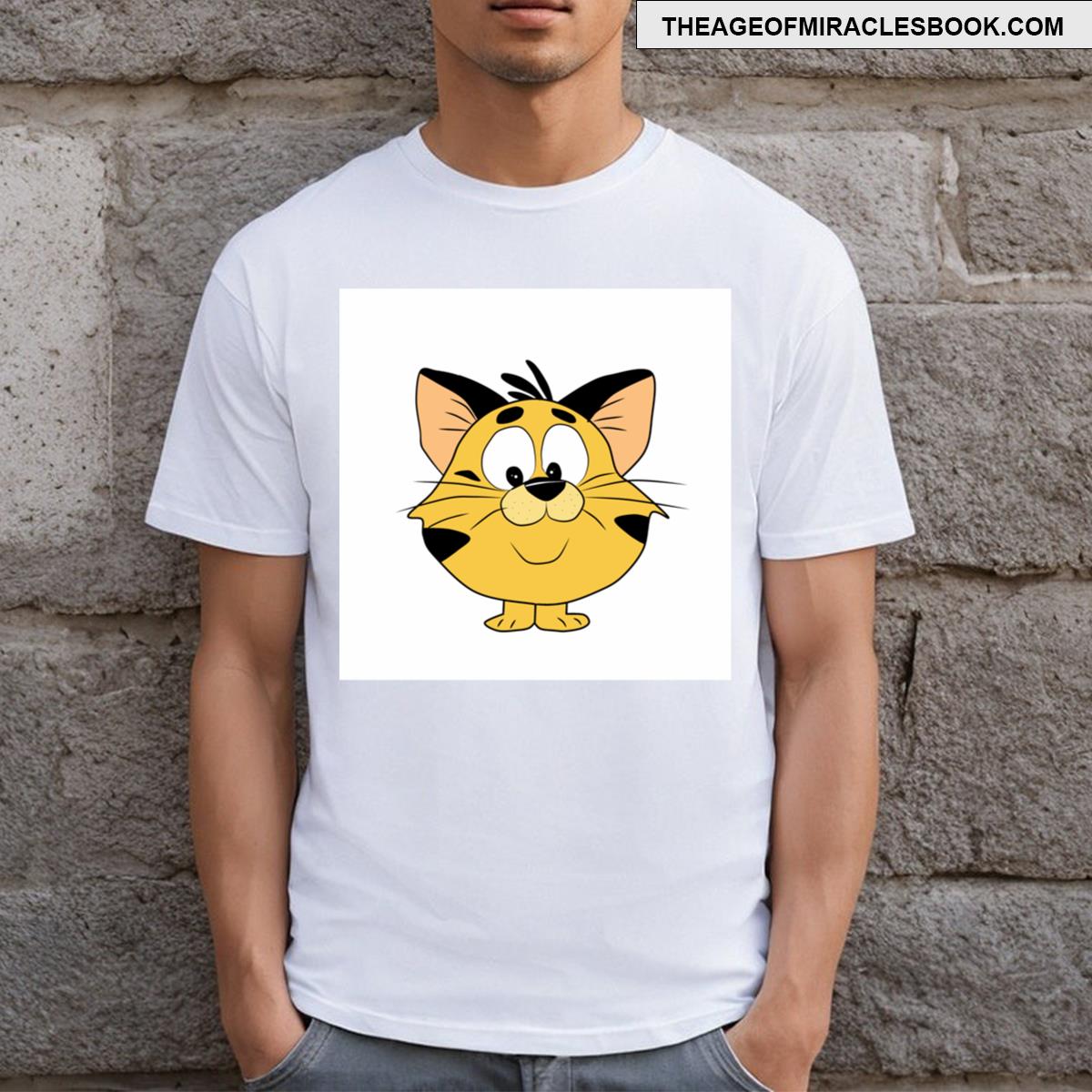 Cut Little Yellow Cat T-shirt