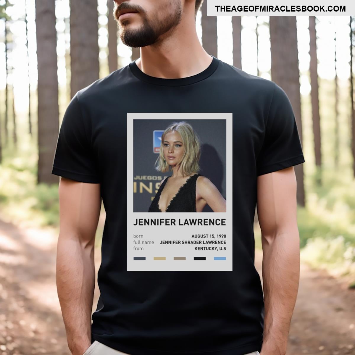 Jennifer Lawrence Aesthetic Poster T-shirt