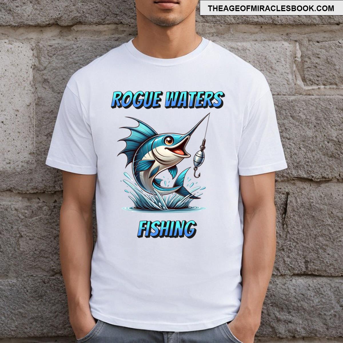 Marlin Cartoon Jump T-shirt