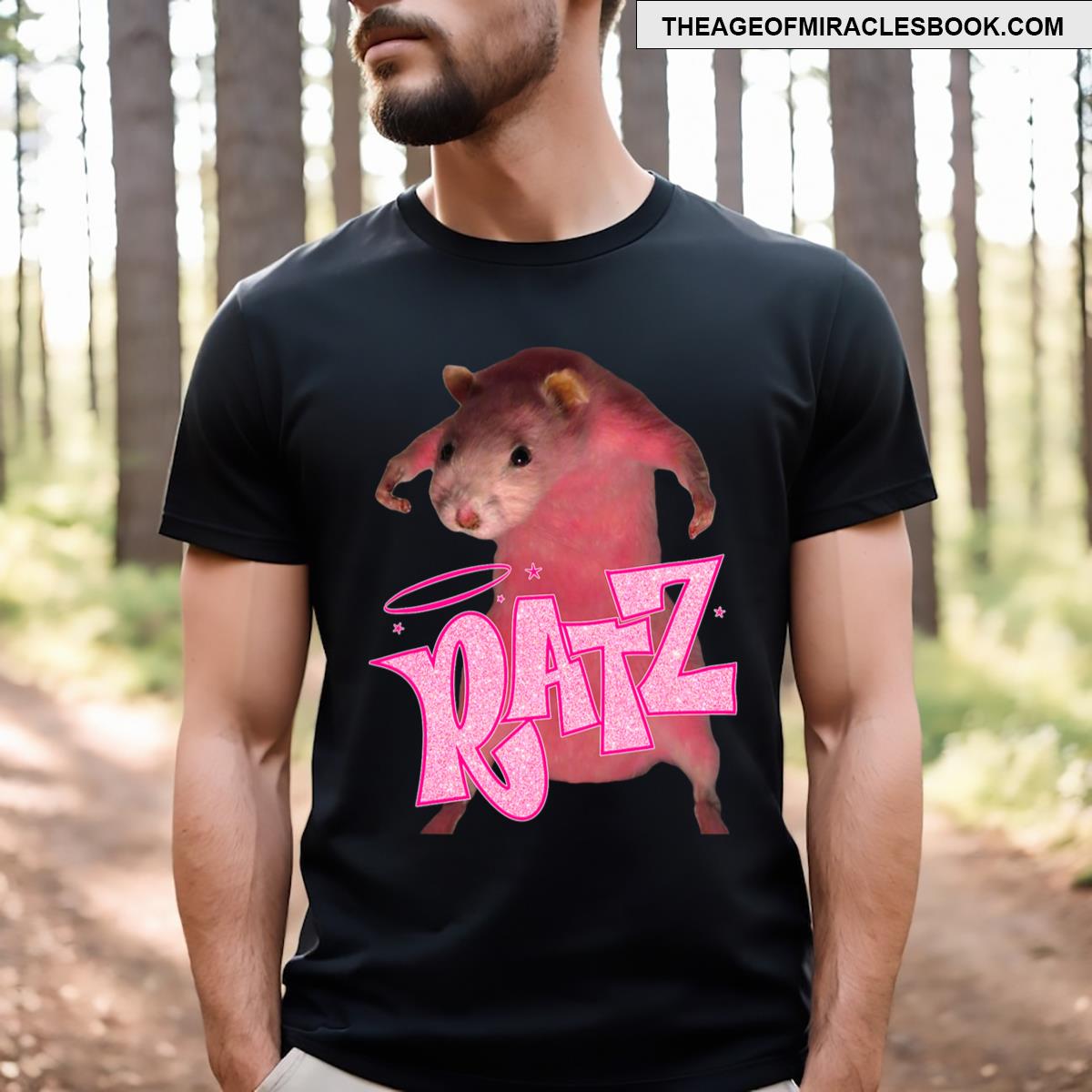 Ratz Funny Pink Mouse Rat T-shirt