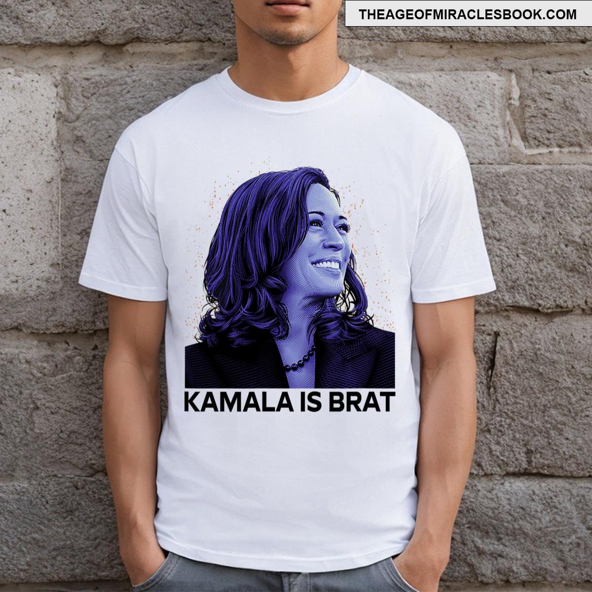 Kamala Is Brat Funny Sarcastic T-shirt