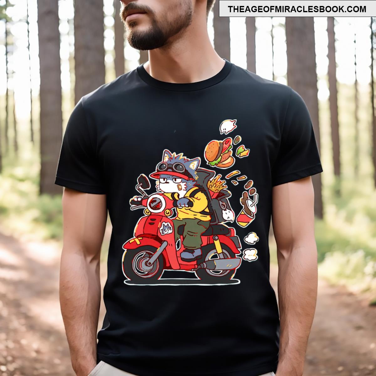 Wolfy The Deliver Wolf T-shirt