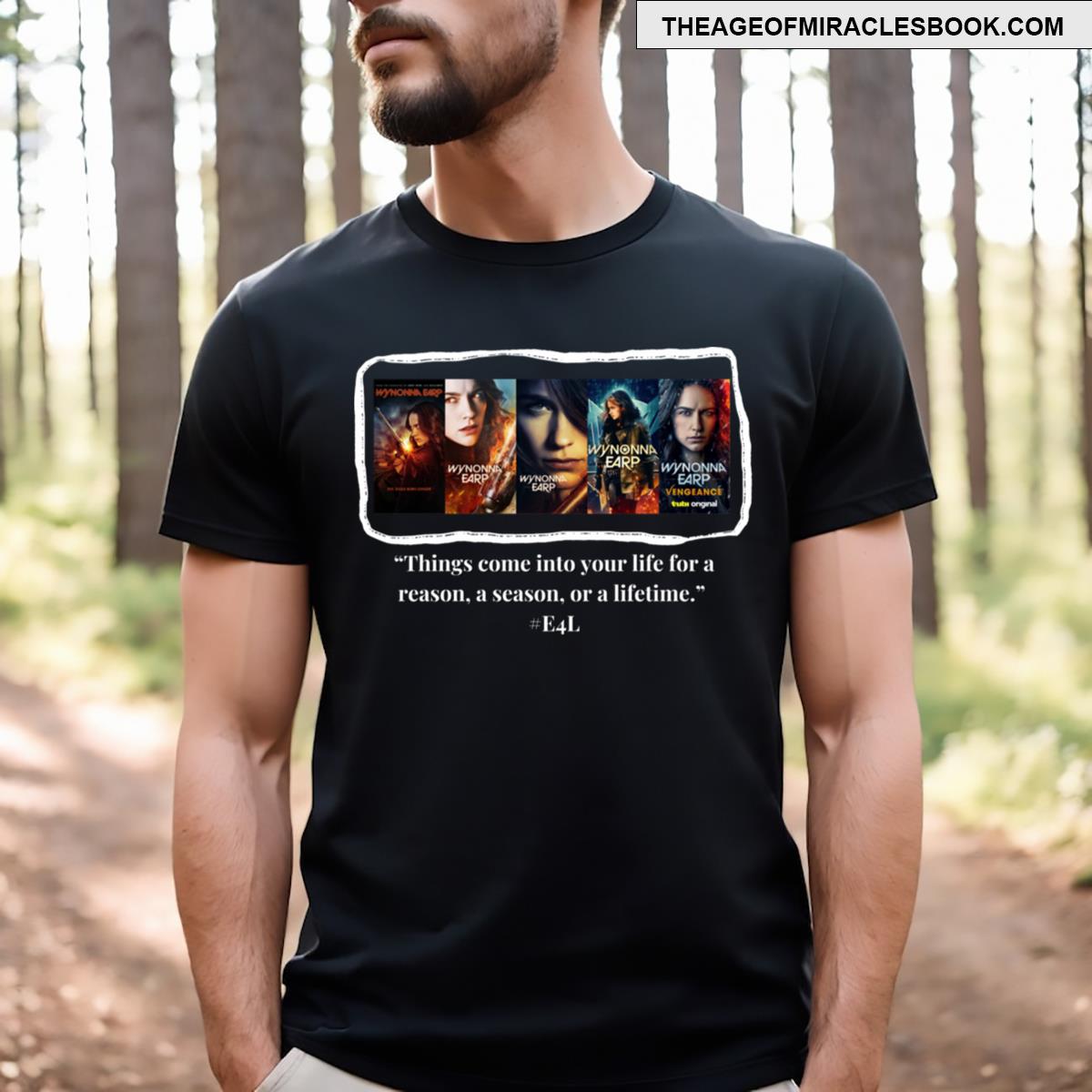 E4l Dark Background T-shirt