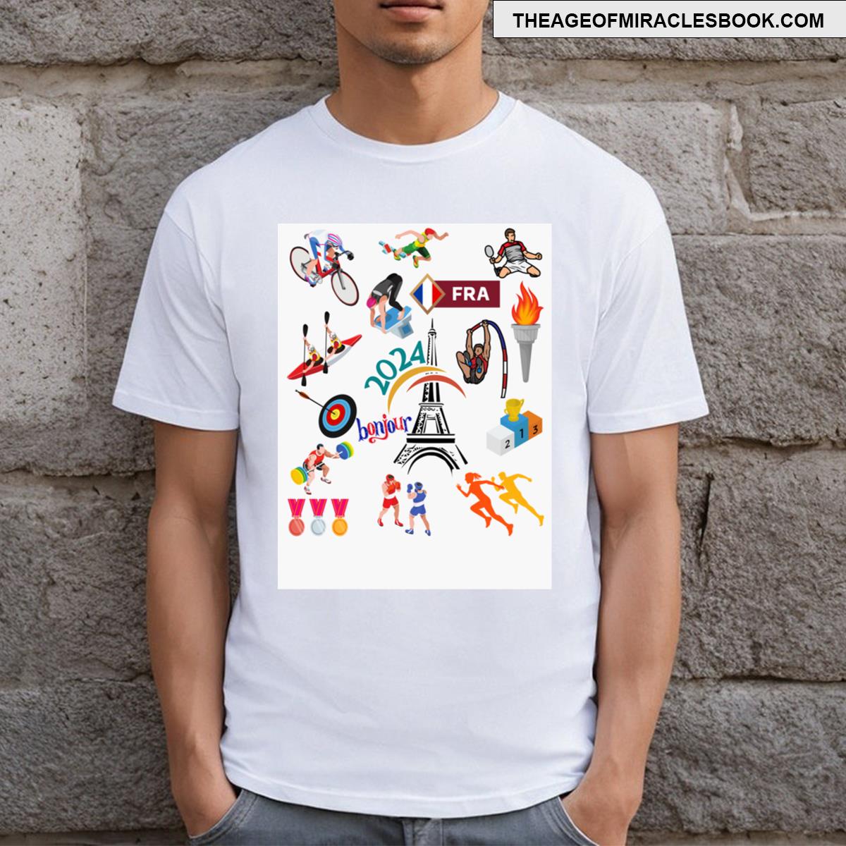 Paris 2024 Where Legends Unite T-shirt