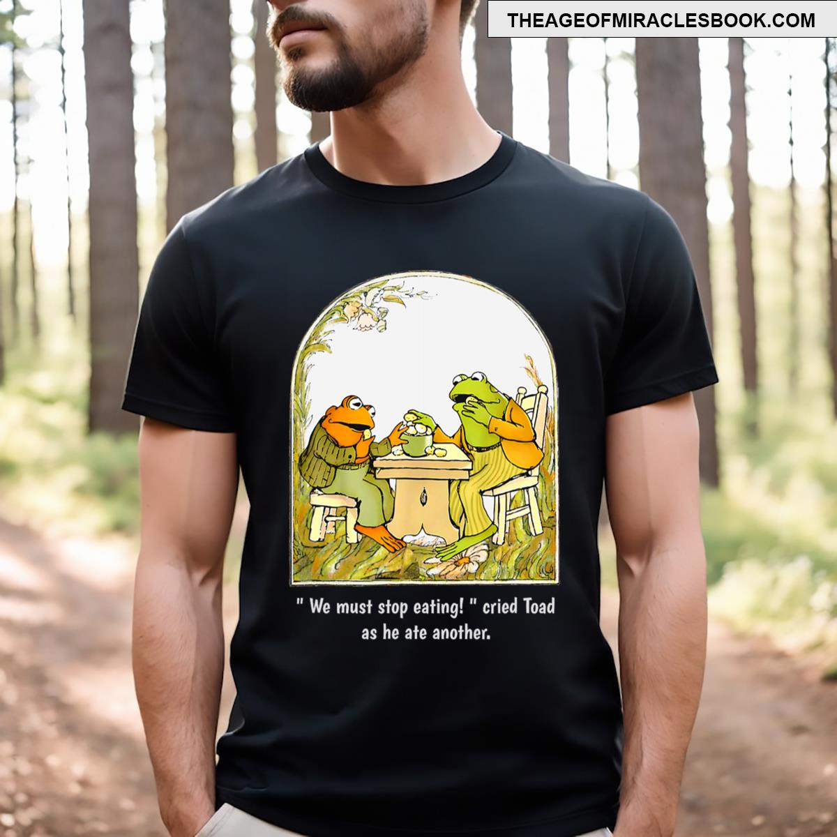 We Must Stop Eating Cried Toad As He Ate Another Frog Meme T-shirt
