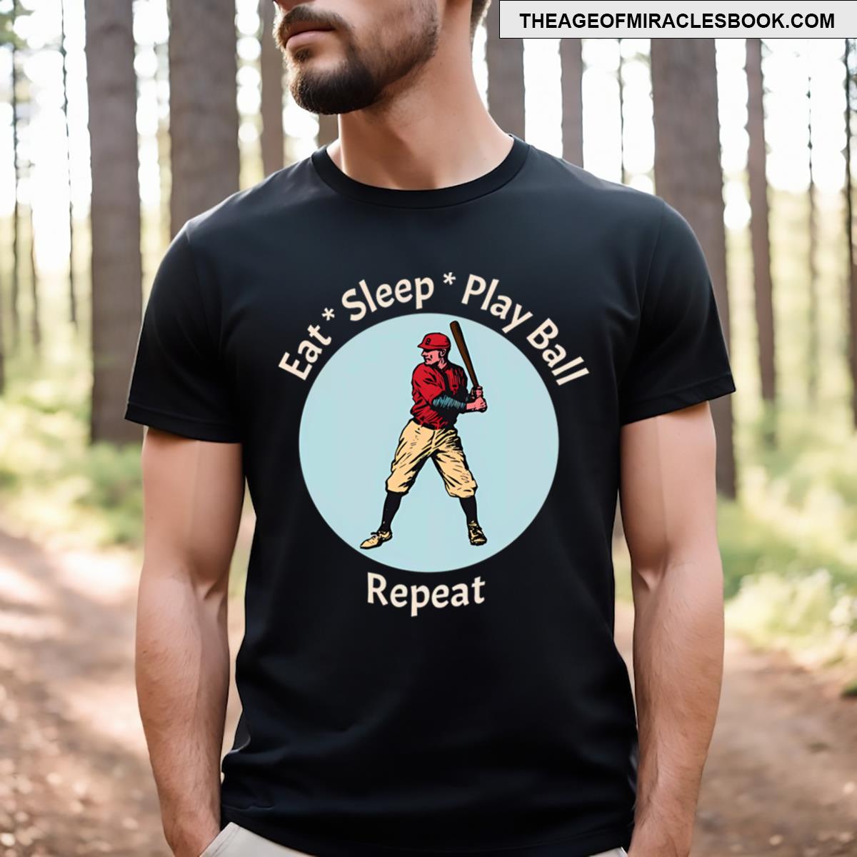 Eat Sleep Play Ball Repeat T-shirt