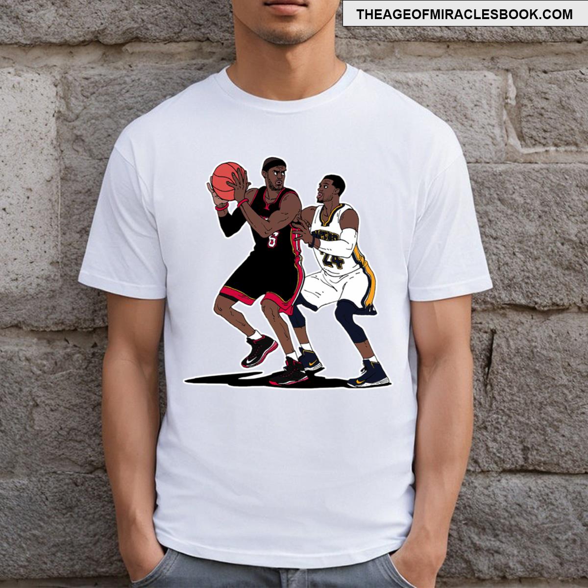 Lebron James Vs Paul George Retro T-shirt