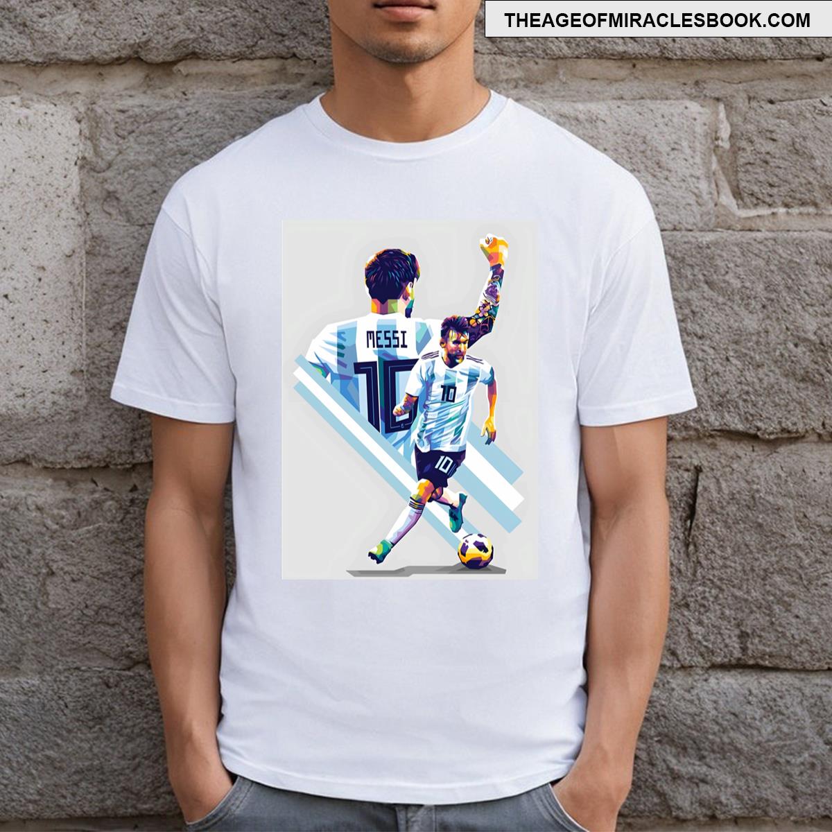 Leonel Messi Pop Art T-shirt