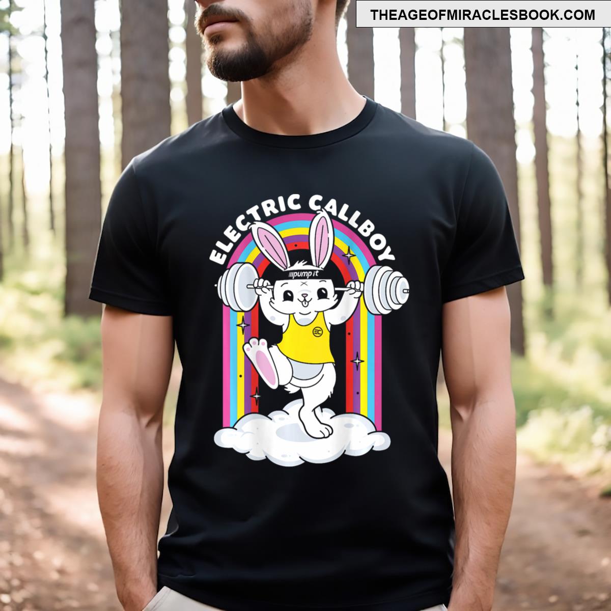 Pump It Bunny T-shirt