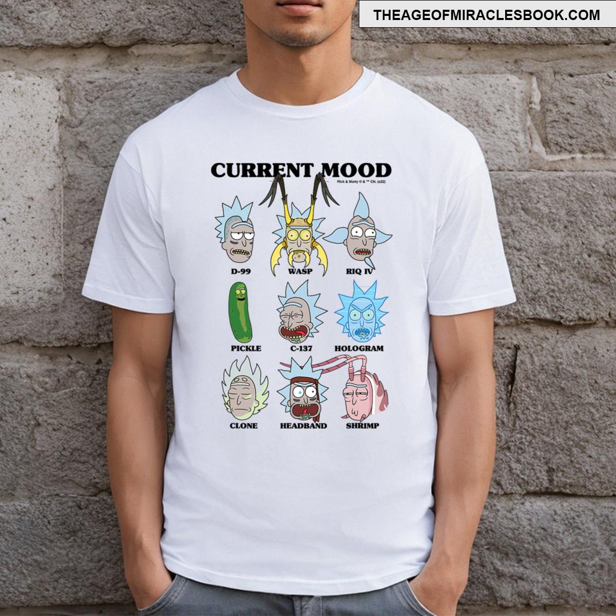 Rick & Morty Current Mood T-shirt