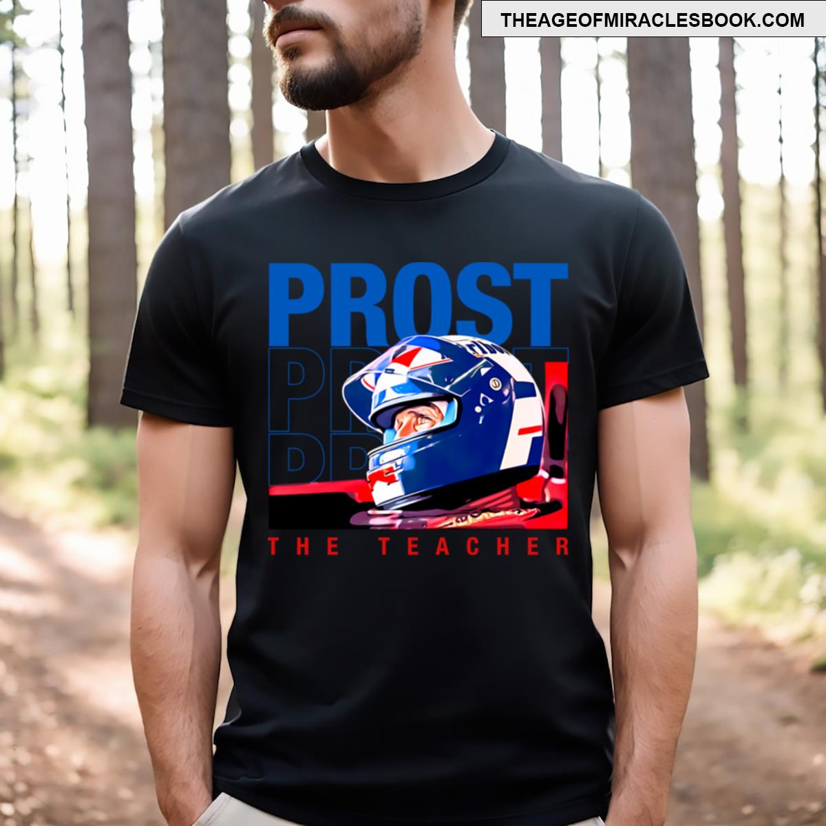 Alain Prost Legend Retro T-shirt
