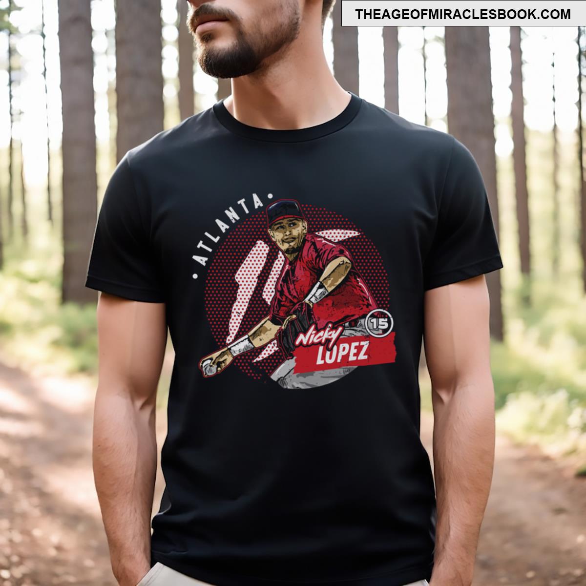 Nicky Lopez Atlanta Dots T-shirt
