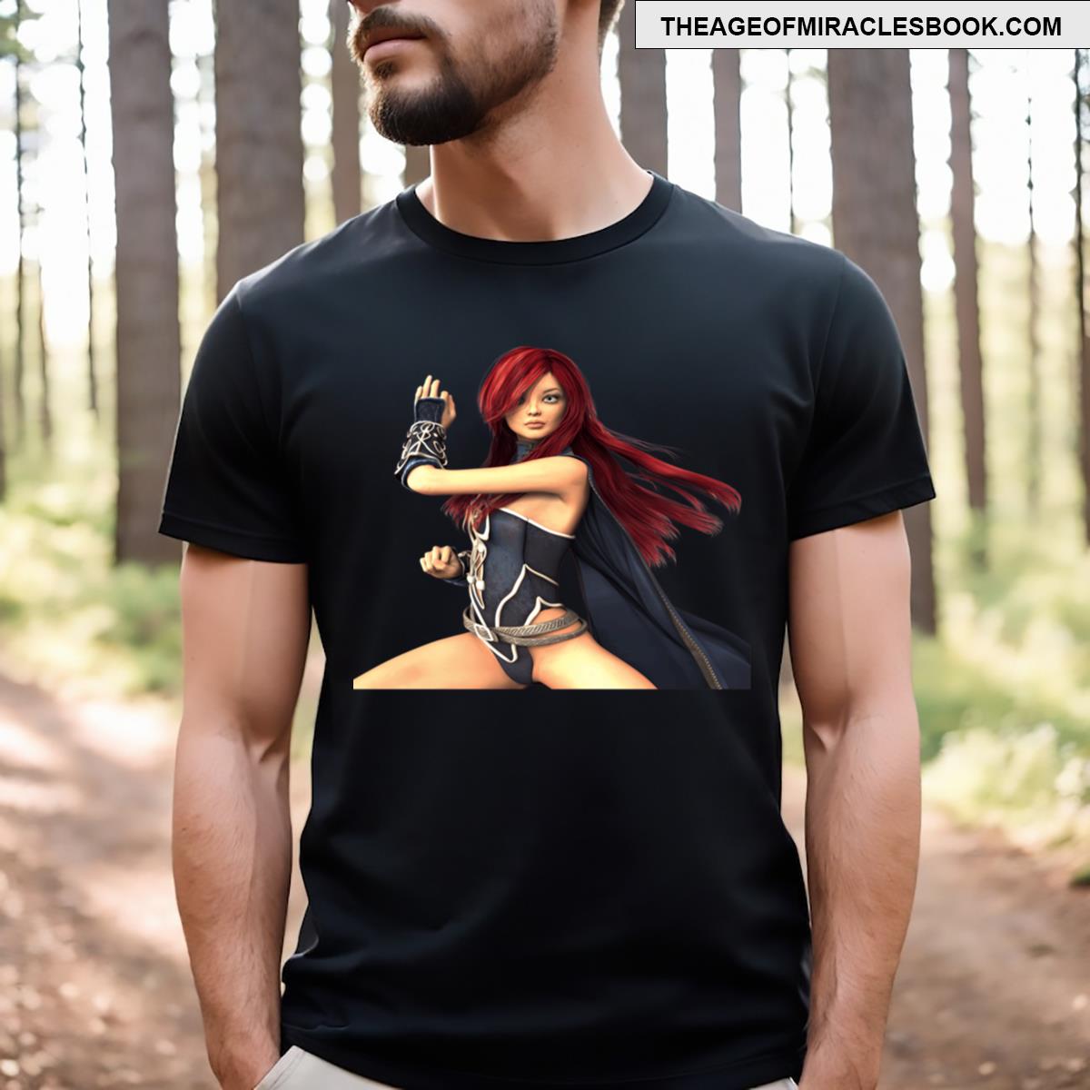 Video Game Female Character T-shirt