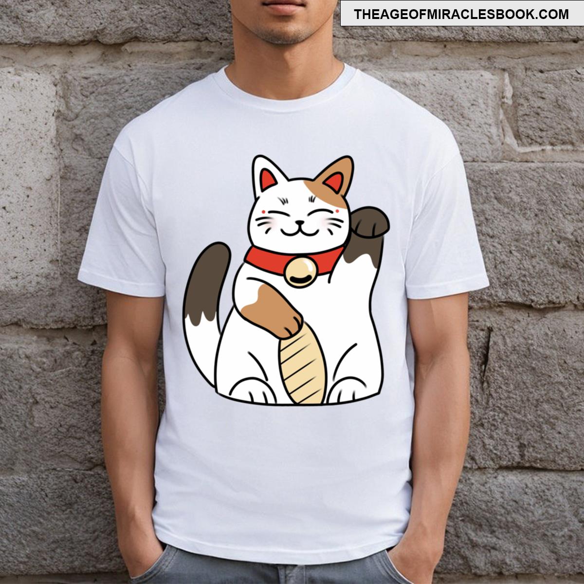 Lucky Cat Maneki Neko T-shirt