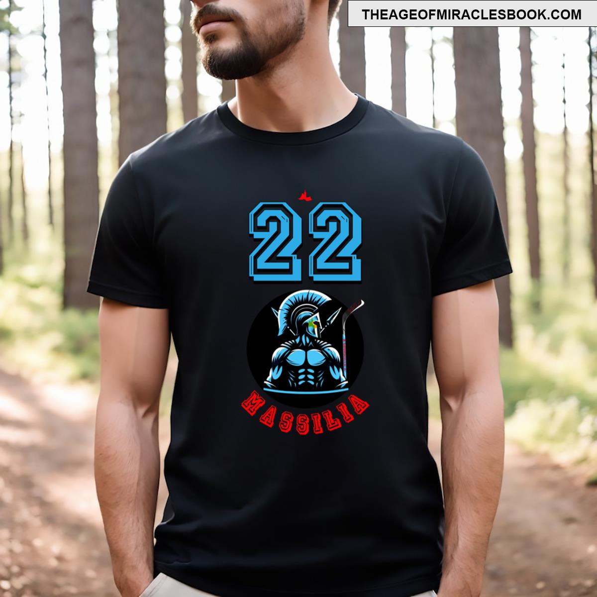 Spartan Hockey Player T-shirt