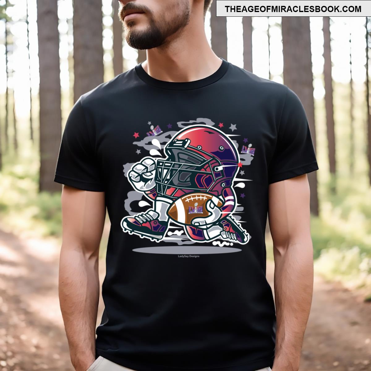 Super Bowl Character T-shirt