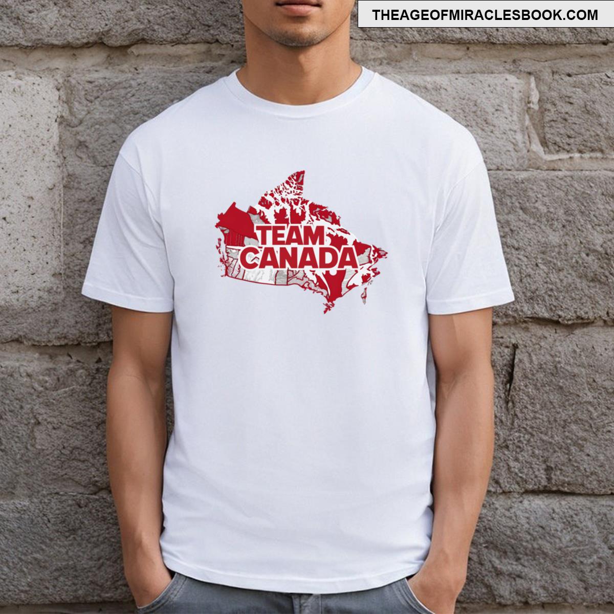Team Canada Map T-shirt