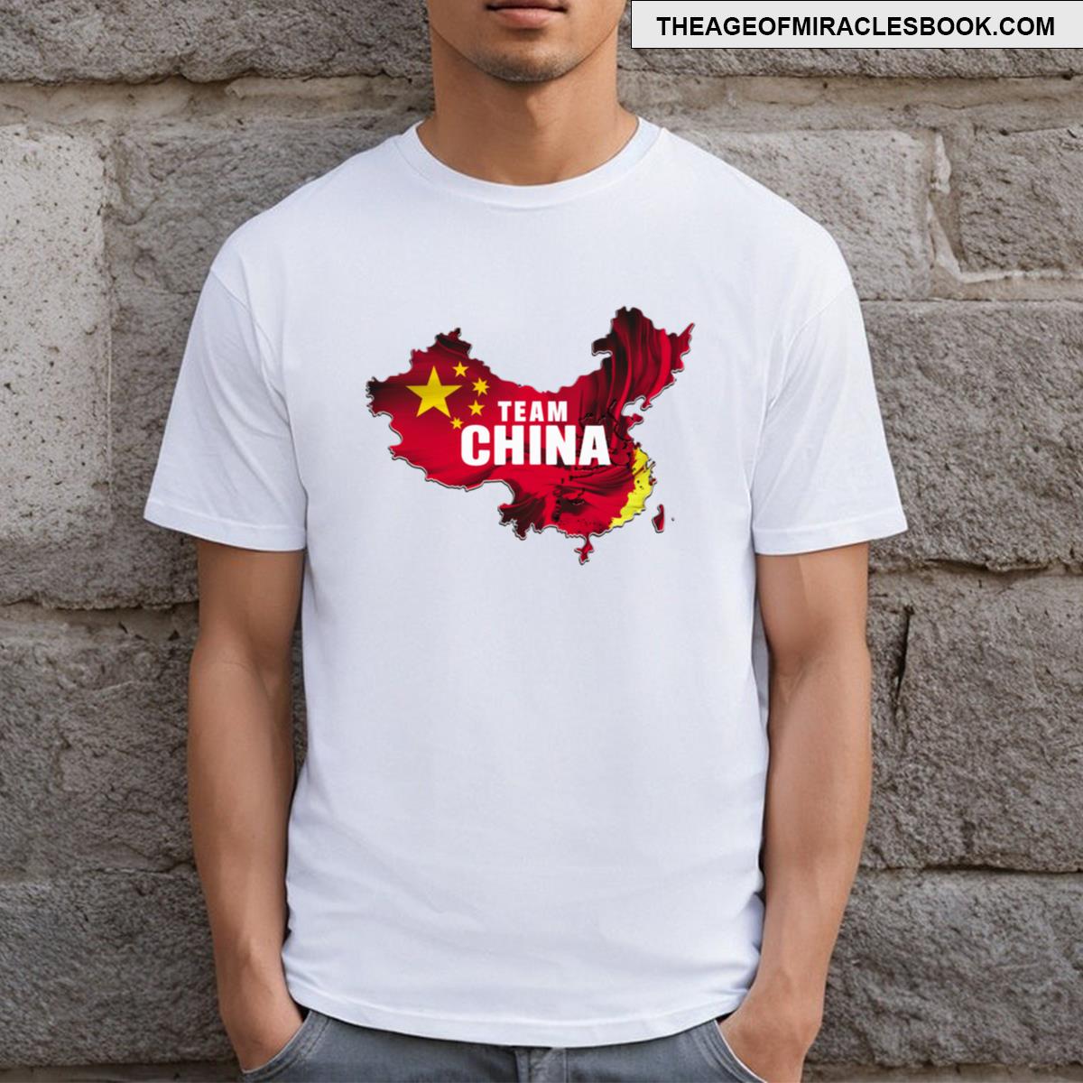 Team China Map T-shirt