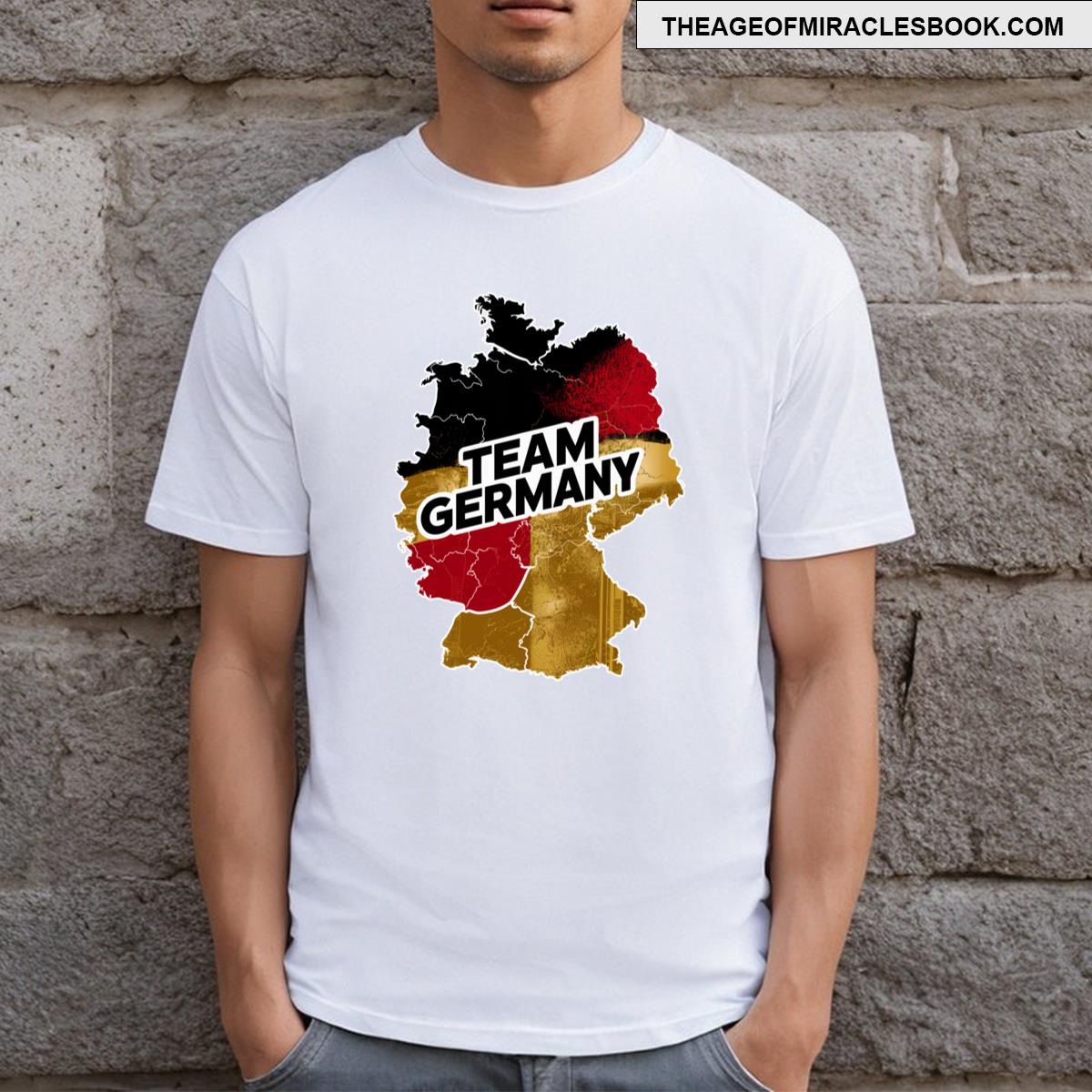 Team Germany Map T-shirt