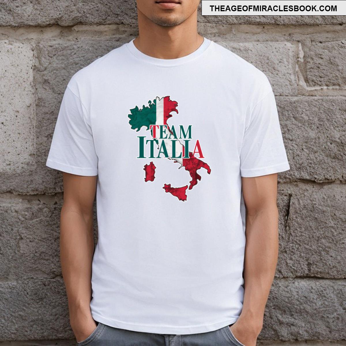 Team Italia Map T-shirt