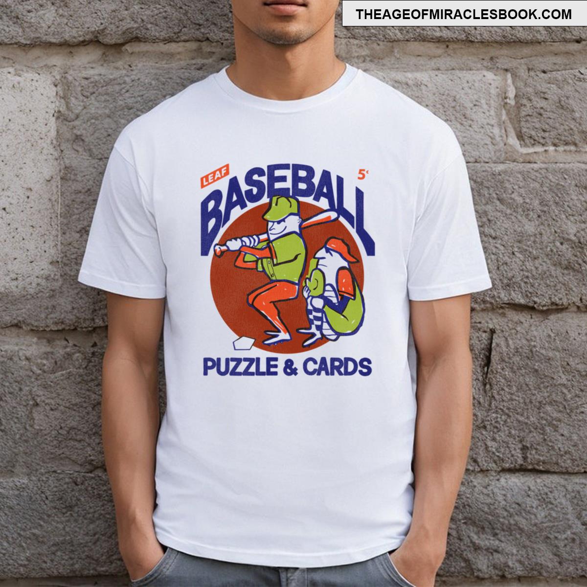 Vintage Baseball Trading Cards 5 Cent Pack T-shirt