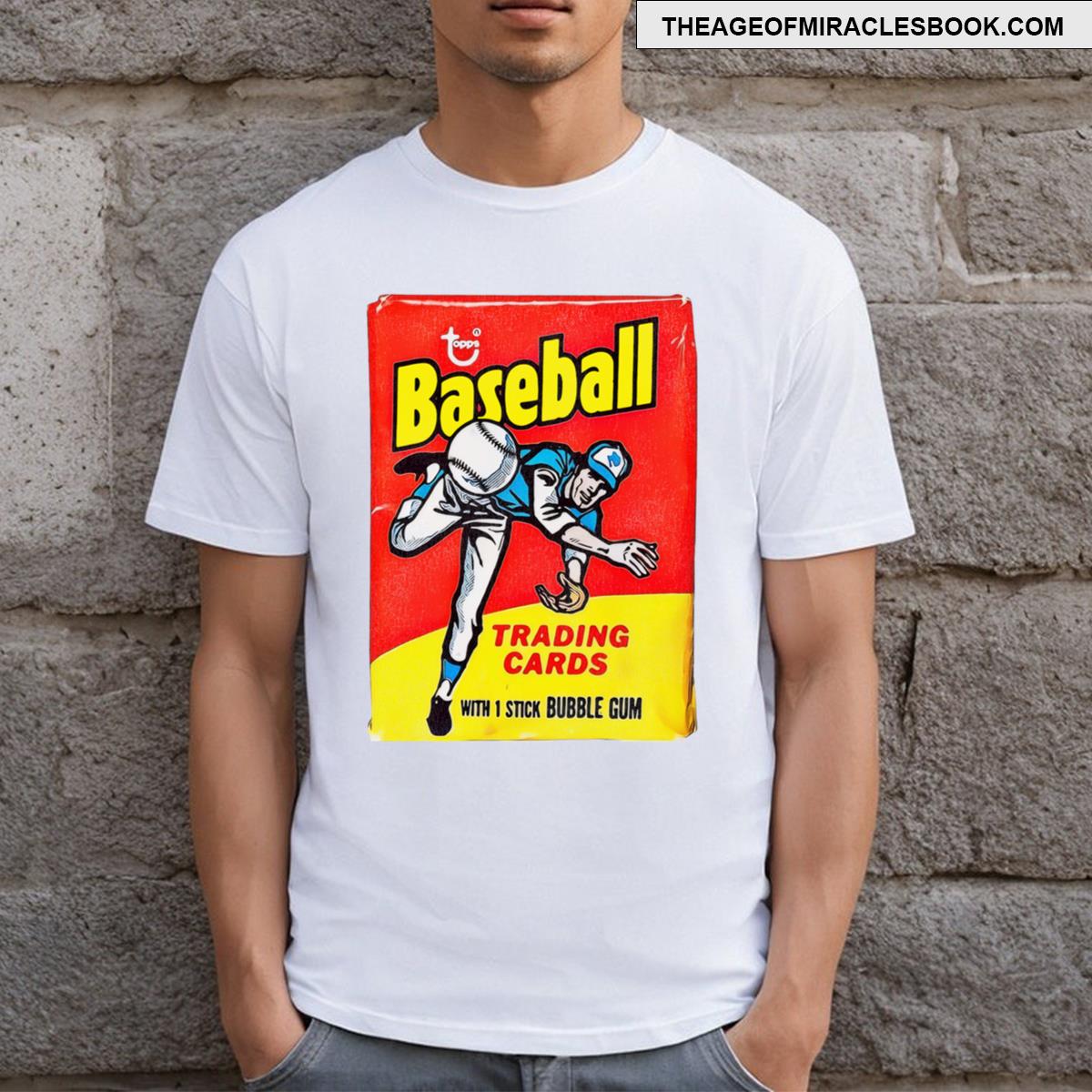 Vintage Baseball Trading Cards Pack T-shirt