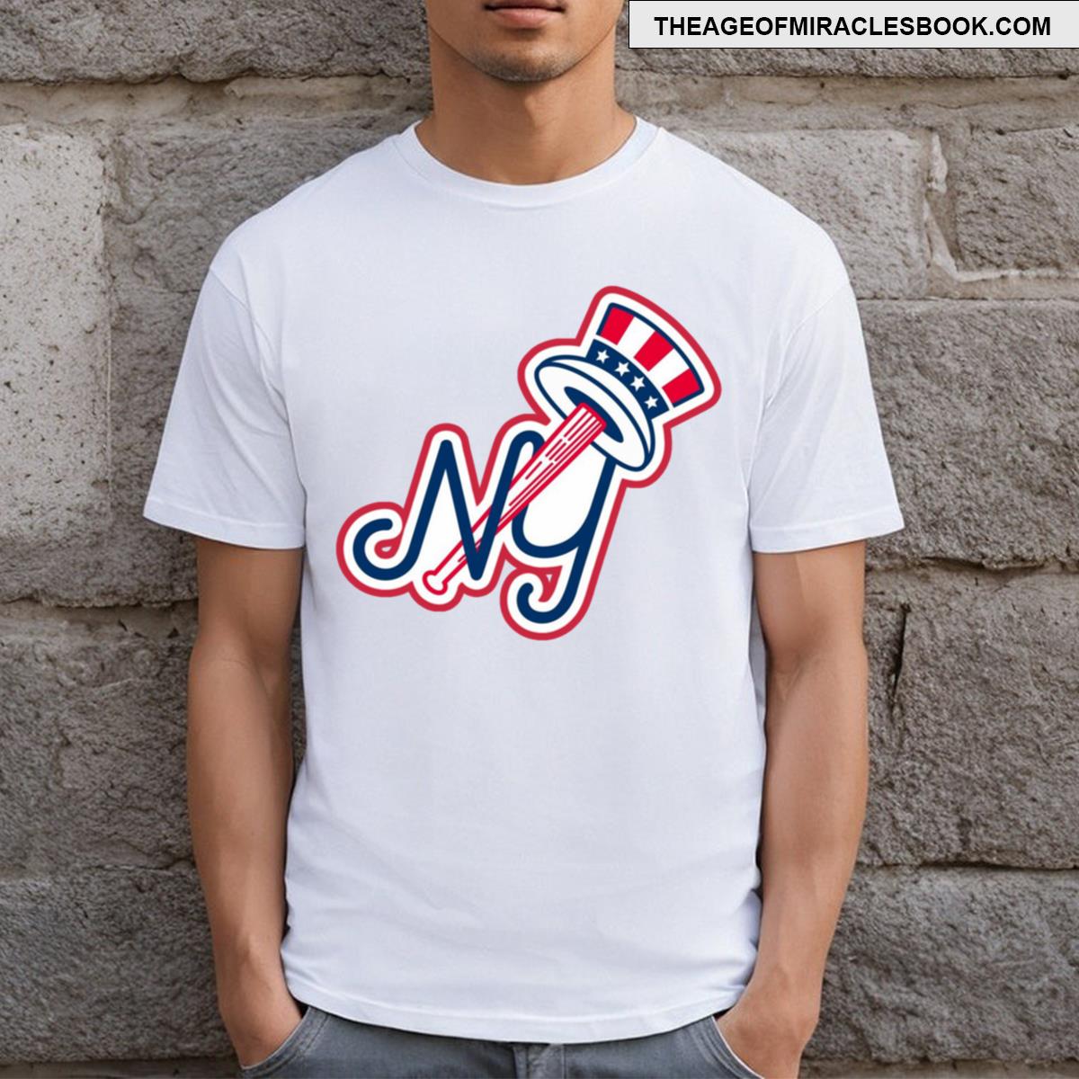 Yankees Baseball Bat And Hat T-shirt