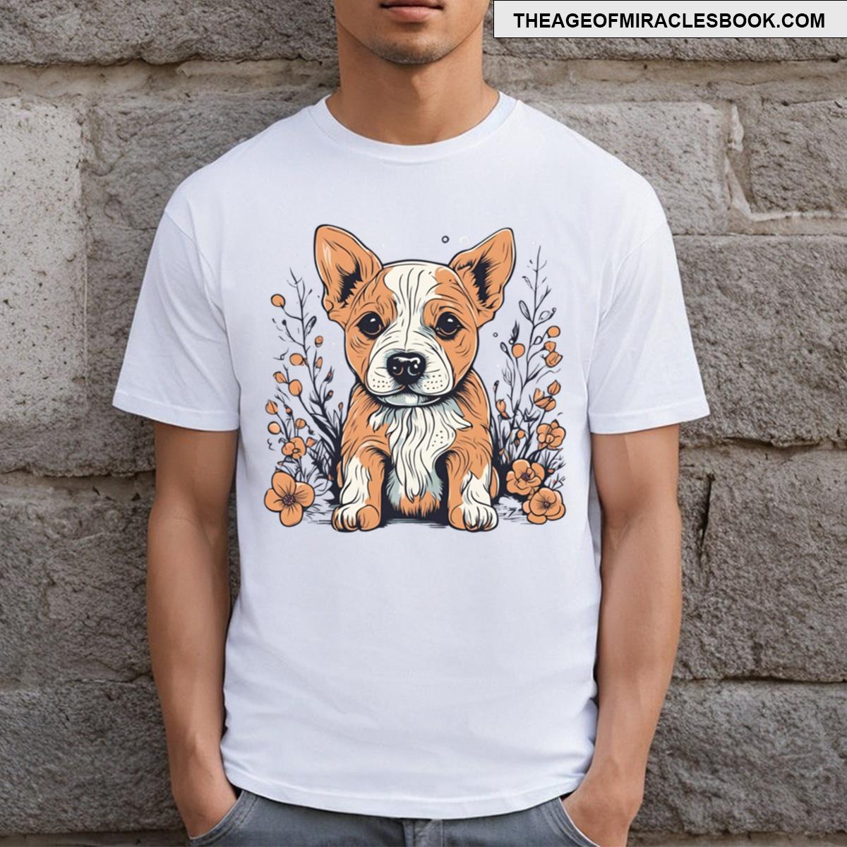 Super Adorable Tiny Puppy T-shirt