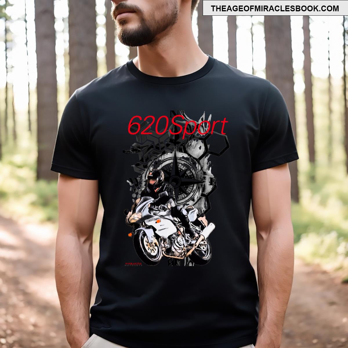 620 Sport Motorcycle Comb T-shirt 620 Sport Motorcycle Comb T-shirt