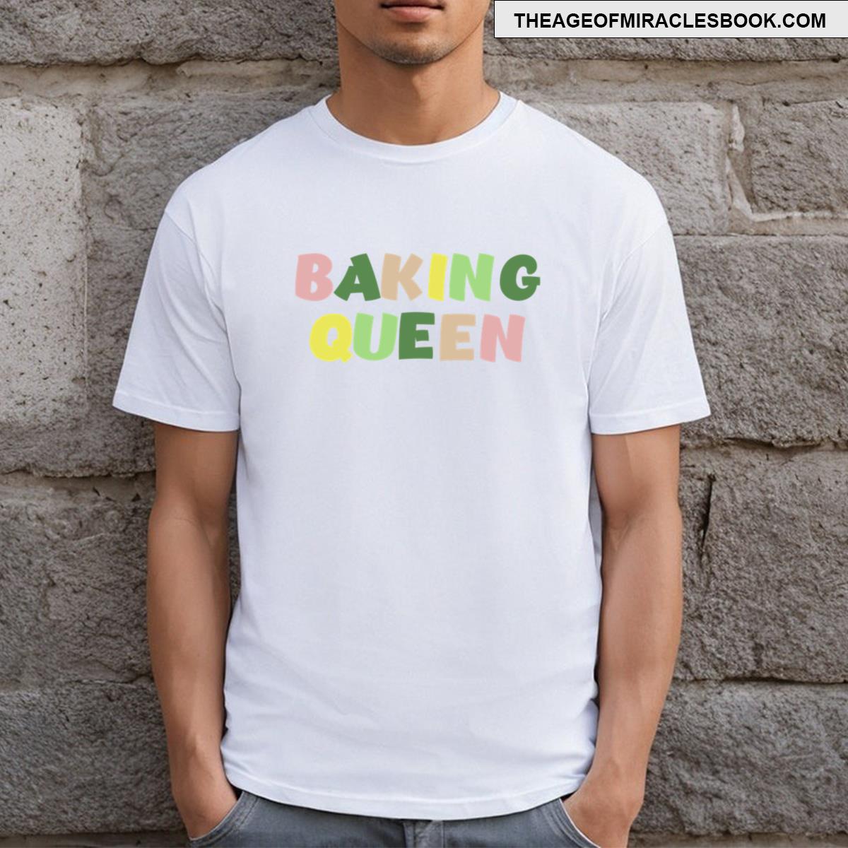 Baking Queen Pastel Color T-shirt