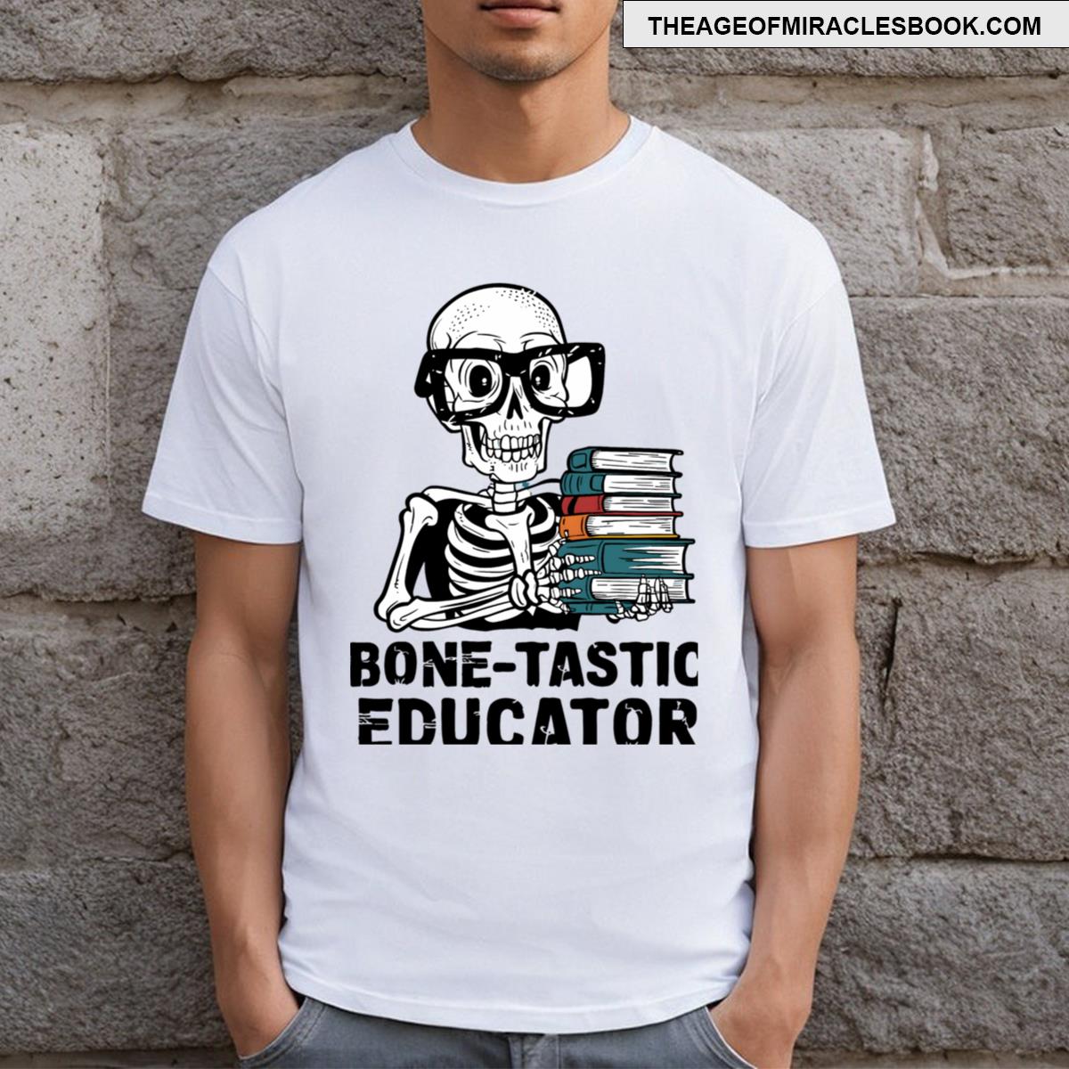 Halloween Teacher Bone Tastic Educator T-shirt