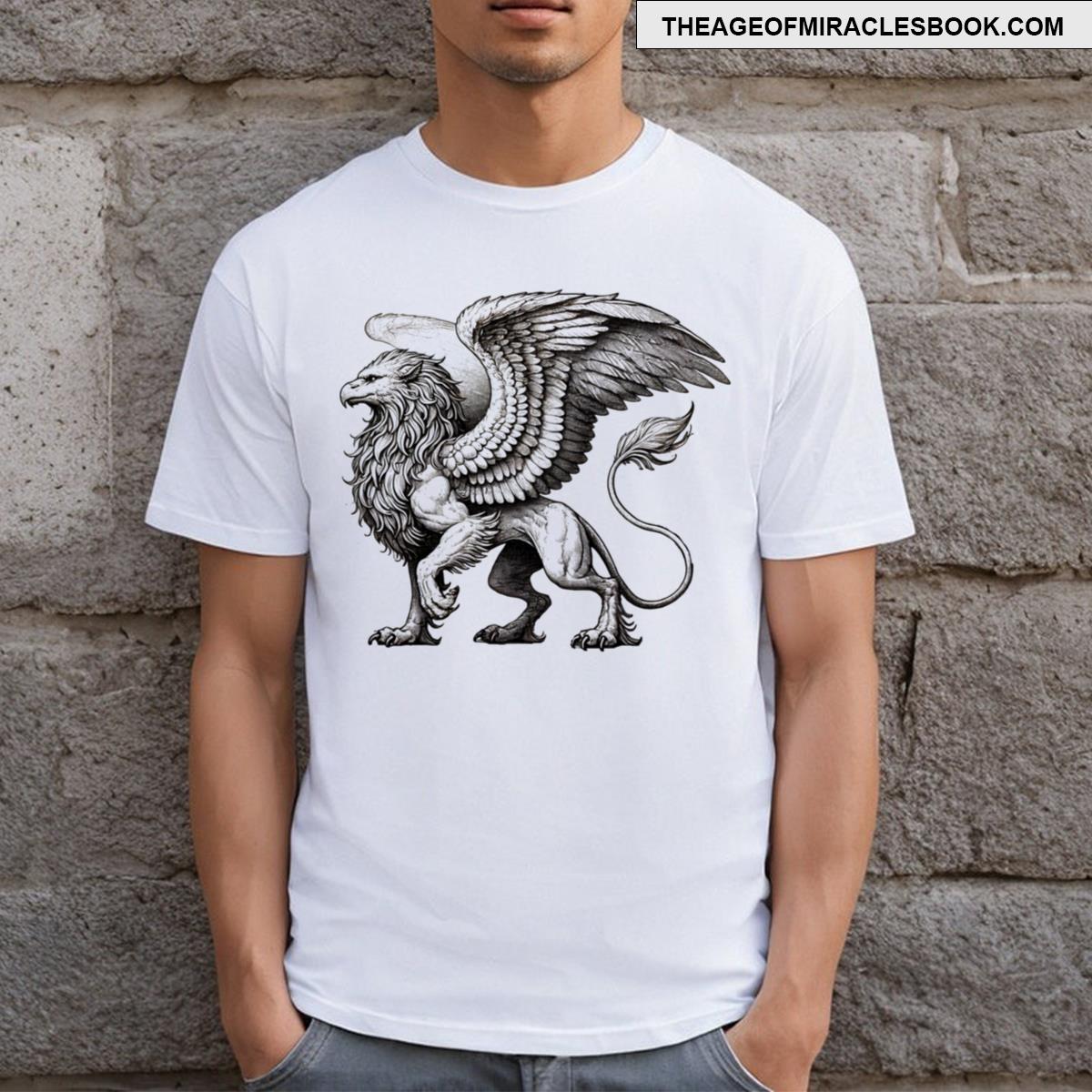 Line Art Griffin T-shirt