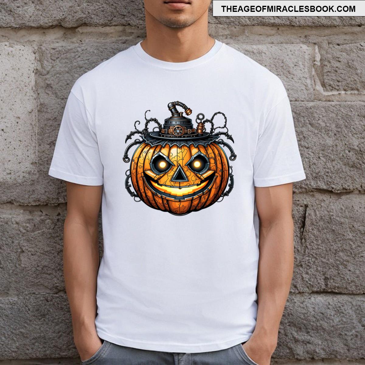 Steampunk Jack O Lantern T-shirt