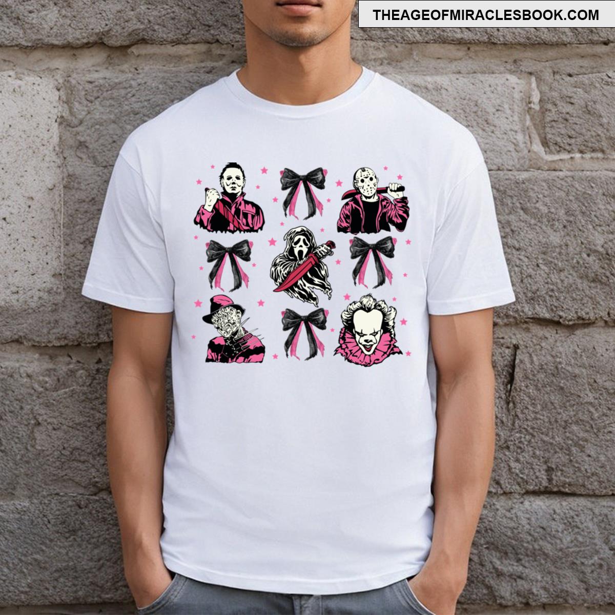 Halloween Killers Coquette Bow T-shirt