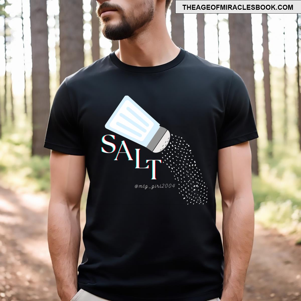 Mtg Salt Salty Player Card T-shirt
