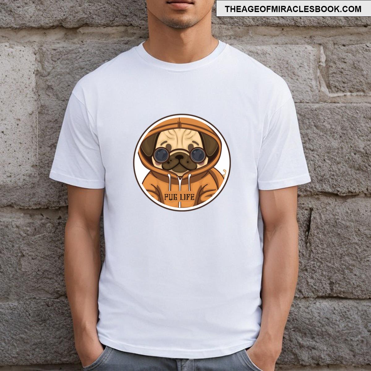 Pug Life Pug In T-shirt