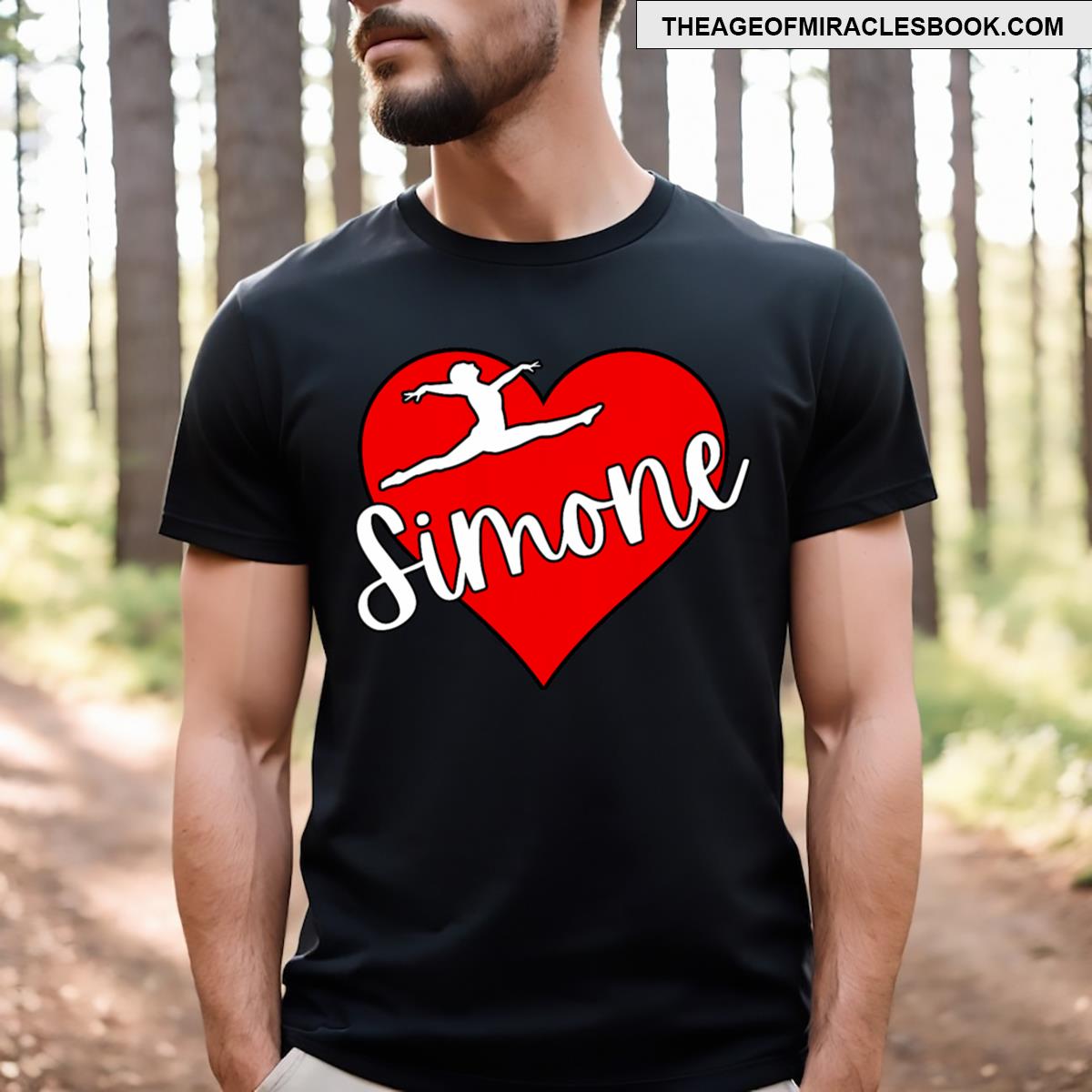 Womans Simone Heart For Men And T-shirt