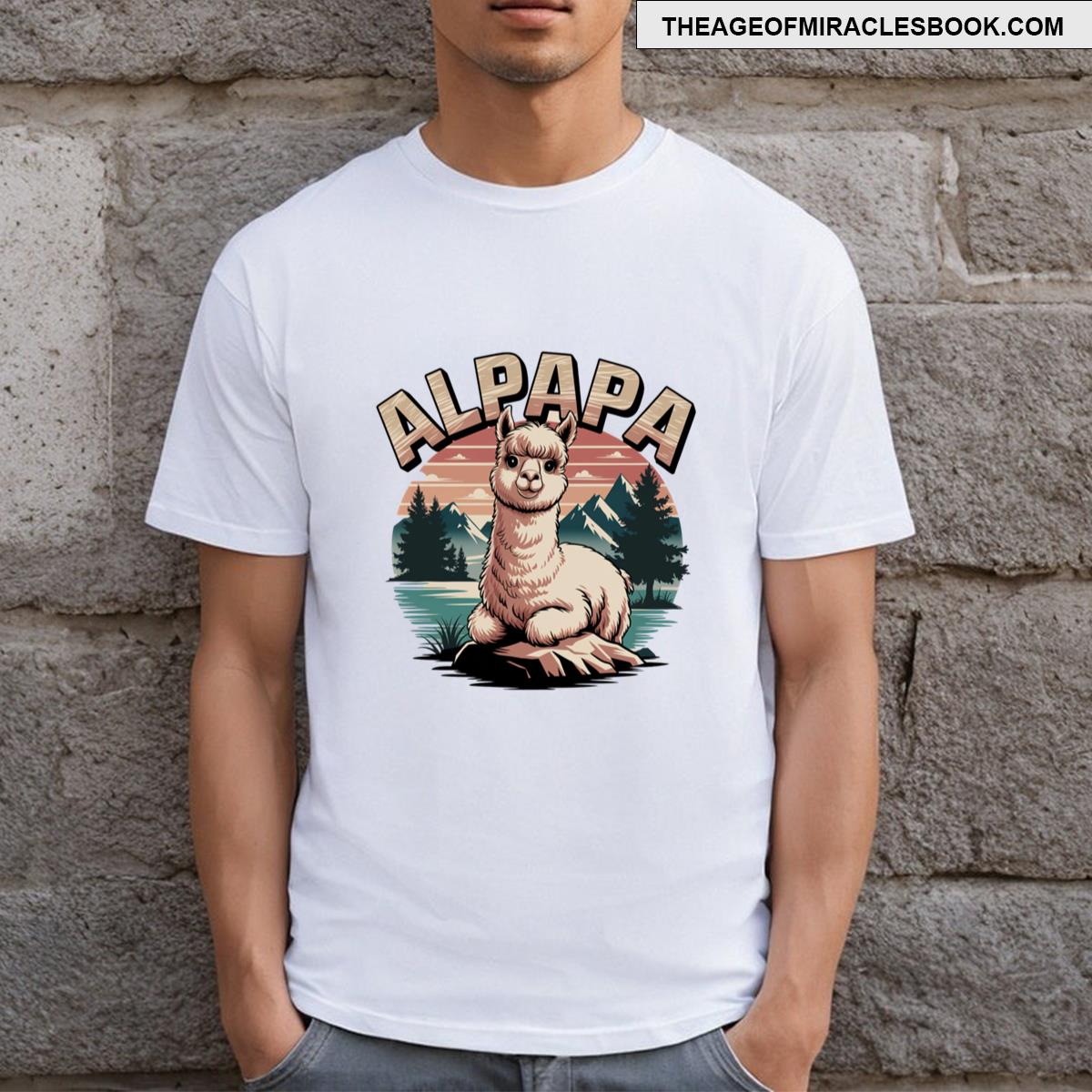 Alpapa Retro Design T-shirt