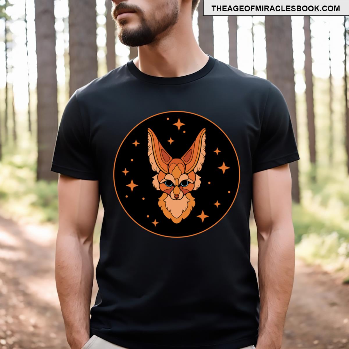 Fennec Fox Portrait T-shirt