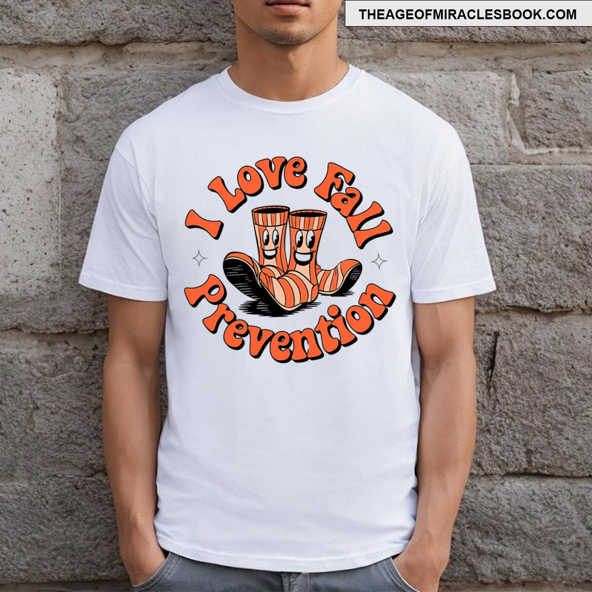 Funny I Love Fall Prevention Fall Physical Therapy T-shirt