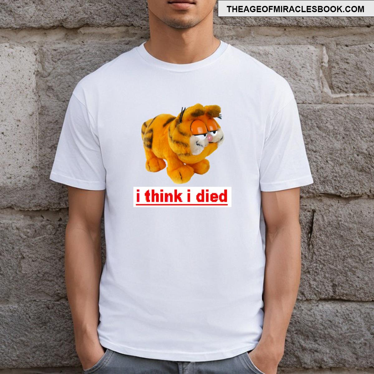Garfield Thinks Hes Dead T-shirt