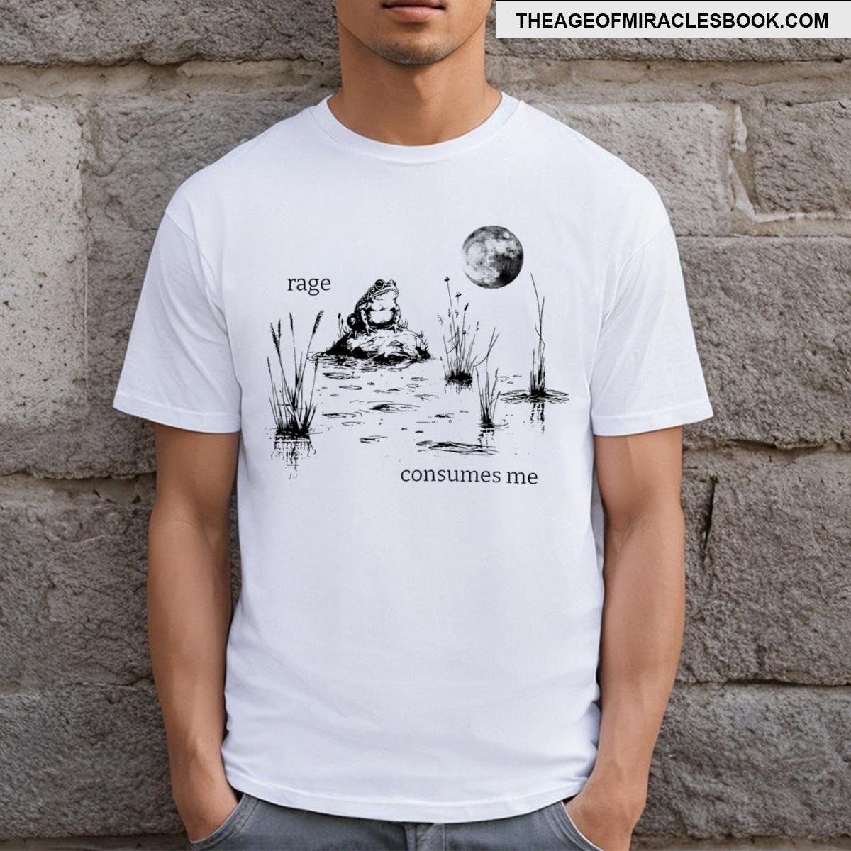 Rage Consumes Me Frog Funny T-shirt