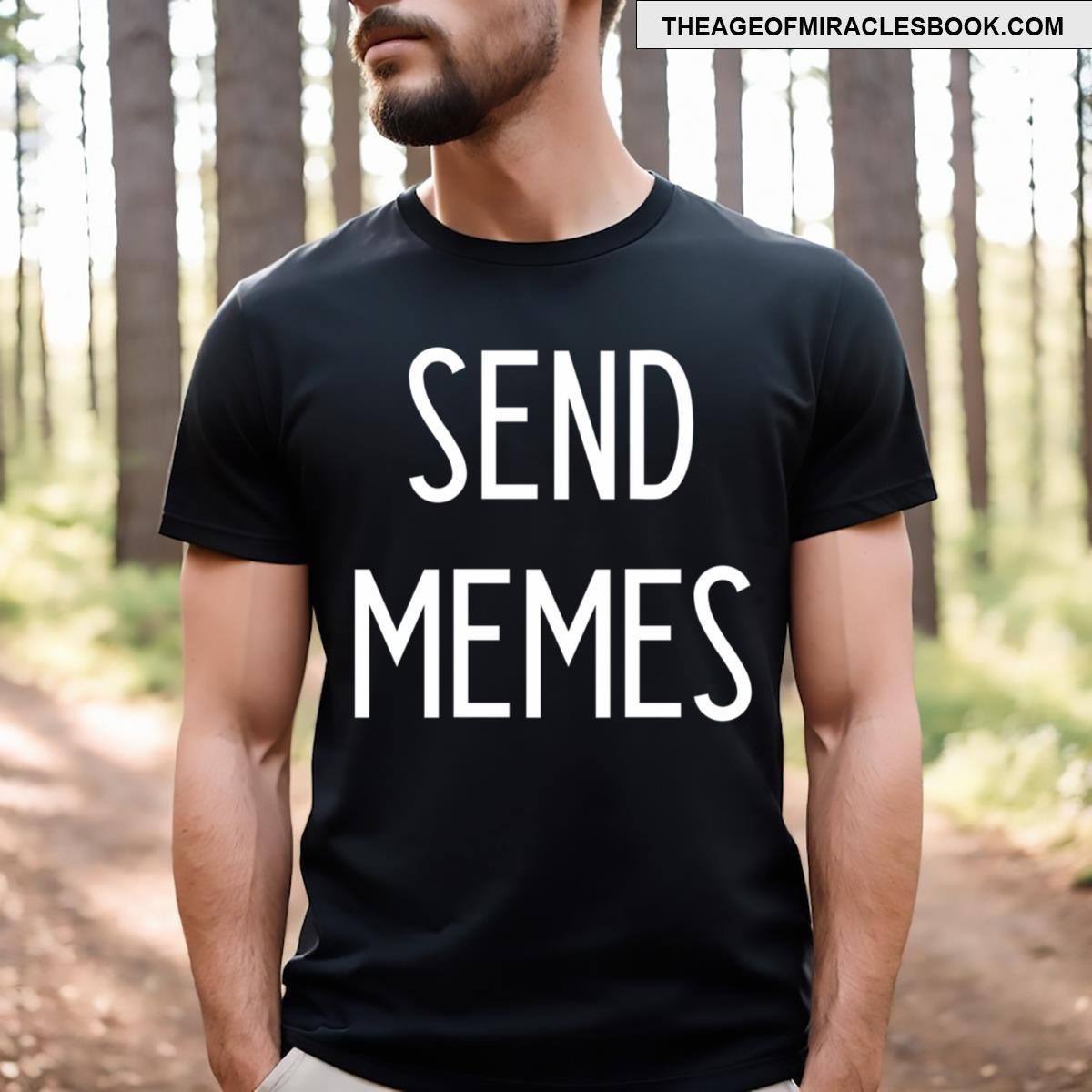 Send Memes Funny Slogan T-shirt