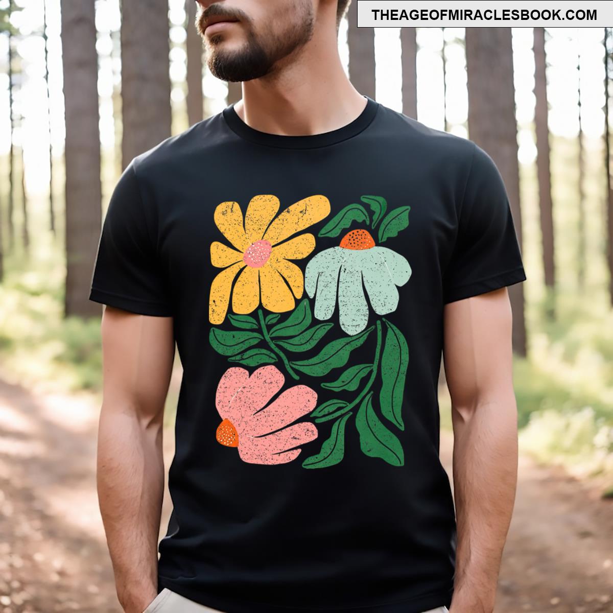 Subtle Flower Kamala Harris Boho Aesthetic T-shirt