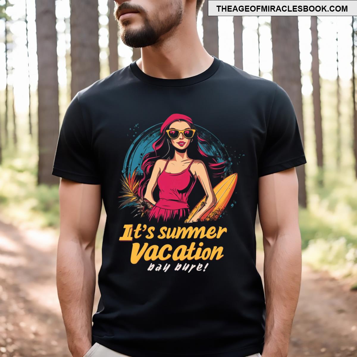 Summer Vacation Girl T-shirt